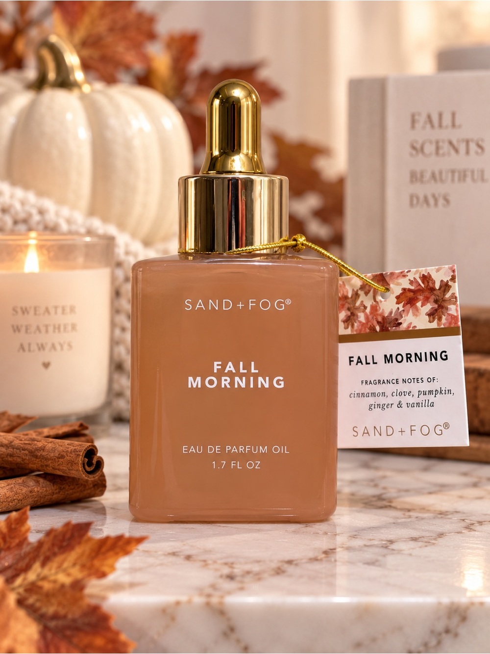 🍂 Sand + Fog Fall Morning Eau de Parfum Oil – 50 mL